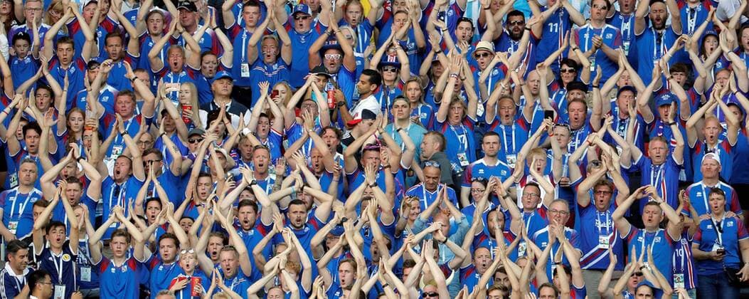 Themen der Woche - SPORT KW25 Bilder des Tages - SPORT Iceland s players during the FIFA World Cup WM Weltmeisterschaft Fussball 2018 Group D soccer match between Argentina and Iceland, in Moscow, Russia, 16 June 2018. ARGENTINA VS. ICELAND !ACHTUNG: NUR REDAKTIONELLE NUTZUNG!  Copyright: xLavandeiraxjrx FWC07-129 20180616-636647633981285624