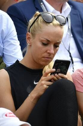 auf der Tribüne Sabine Lisicki 16.06.2018 Tennis Mercedes Cup Stuttgart Weißenhof 10.06..-17.06.2018 MercedesCup Stuttgart Weißenhof 2018