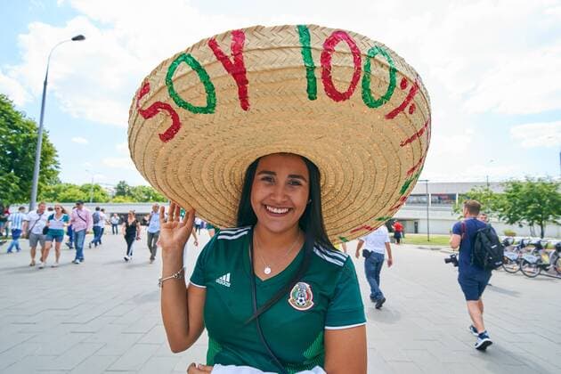 Germany - Mexico, Soccer, Moscow, June 17, 2018 Fans celebrate at the Historical Museum and Red Square in the centre of Moscow GERMANY - MEXICO FIFA World Cup WM Weltmeisterschaft Fussball 2018 RUSSIA, Group F, Season 2018 2019, June 17, 2018 L u z h n i k i Stadium in Moscow, Russia. Photo: MAGICS Peter Schatz
