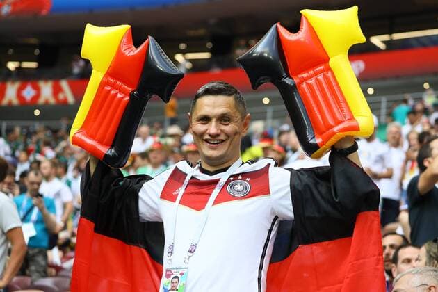 Deutscher Fan - 17.06.2018: Deutschland vs. Mexico, Luschniki Stadium Moskau