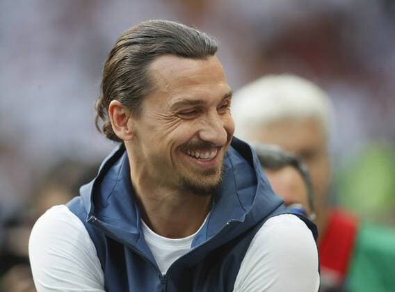 Zlatan Ibrahimovic in the stadium ahead of the FIFA World Cup WM Weltmeisterschaft Fussball 2018 Group F match at the Luzhniki Stadium, Moscow. Picture date 17th June 2018. Picture credit should read: David Klein Sportimage EDITORIAL USE ONLY. No use with unauthorised audio, video, data, fixture lists, club league logos or live services. Online in-match use limited to 120 images, no video emulation. No use in betting, games or single club league player publications.