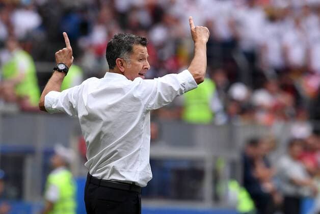 Bilder des Tages - SPORT FUSSBALL WM 2018 Vorrunde Gruppe F -- Deutschland - Mexiko 17.06.2018 Trainer Juan Carlos Osorio (Mexiko)