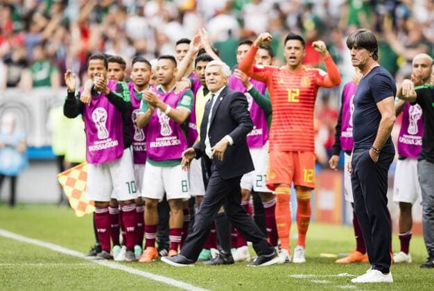 Moskau, 17.06.2018 Trainer Joachim Löw (Deutschland) enttäuscht Deutschland - Mexiko