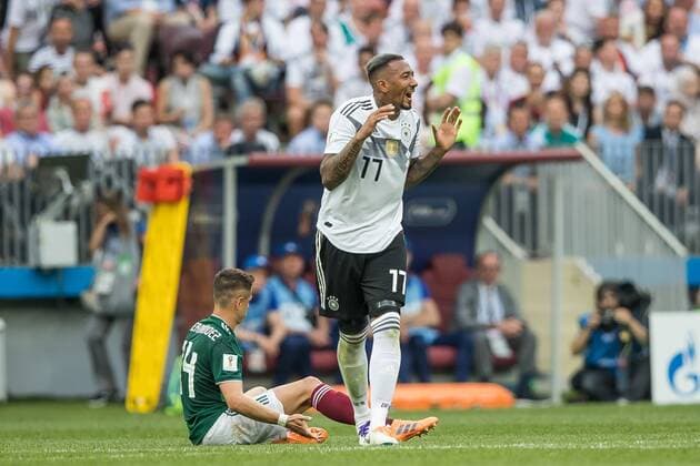 17.06.2018 MOSKWA MOSCOW LUZHNIKI STADIUM PILKA NOZNA (FOOTBALL) MISTRZOSTWA SWIATA ROSJA 2018 FIFA World Cup WM Weltmeisterschaft Fussball RUSSIA 2018 NIEMCY - MEKSYK (GERMANY - MEXICO) NZ JEROME BOATENG FOTO LUKASZ SKWIOT CYFRASPORT NEWSPIX.PL --- Newspix.pl  20180617CSLS0061