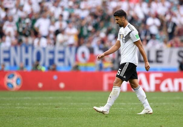 FUSSBALL WM 2018 Vorrunde Gruppe F -- Deutschland - Mexiko 17.06.2018 Sami Khedira (Deutschland)