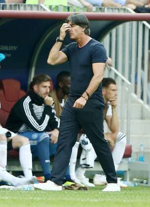Trainer Joachim Löw enttäuscht Enttäuschung Fußball Fussball FIFA WM Weltmeisterschaft Russland Russia 2018 Saison 2017 2018 17.06.2018 BRDeutschland GER vs. Mexico MEX