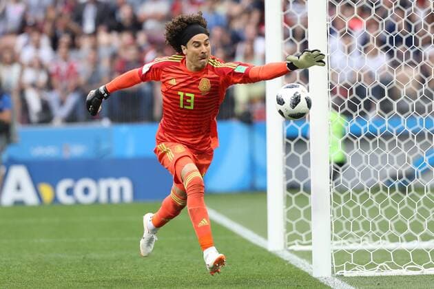 Germany vs Mexico MOSCOU, MO - 17.06.2018: GERMANY VS MEXICO - Guillermo Ochoa during the match between Germany and Mexico valid for the 2018 World Cup held at the Lujniki Stadium in Moscow, Russia. (Photo: Ricardo Moreira Fotoarena) x1551643x  RicardoxMoreira