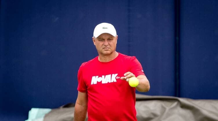 Novak Djokovic head coach Marian Vajda during practice session during the Fever-Tree Tennis Championships 2018 Qualifying round 2 at The Queen s Club, London, England on 17 June 2018. Copyright: xAndyxRowlandx PMI-2066-0027