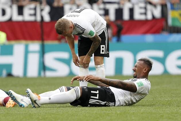 BOATENG JeromeTeam Deutschland mit KROOS Toni Spiel Gruppe F Deutschland - Mexico im Luzhniki Stadion in Moskau am 17.Juni 2018