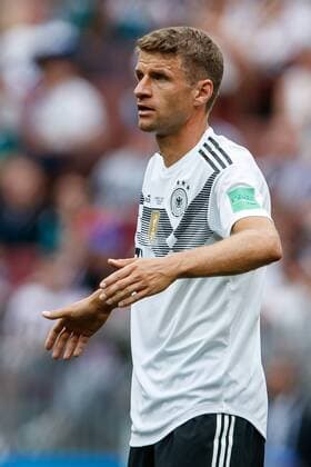 Moskau, Russland, 17.06.2018, FIFA Weltmeisterschaft, Gruppe F, Deutschland - Mexico, Thomas Mueller (GER) schaut ( DeFodi507