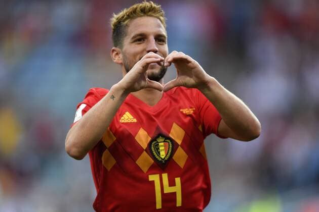WM 2018, Belgien - Panama Dries Mertens forward of Belgium celebrates scoring the opening goal FOOTBALL : Belgique vs Panama - Coupe du Monde 2018 - Sotchi - 18 06 2018 PhotoNews Panoramic  775137954