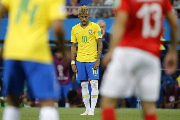 Futbol, Brasil vs Suiza Copa Mundial de Rusia 2018 El jugador de Brasil Neymar Jr es fotografiado durante el partido del grupo E contra Suiza disputado en el estadio Rostov Arena de Rostov-On-Don, Rusia. 17 06 2018 Andres Pina Photosport Football, Brazil vs Switzerland World Cup Russia 2018 Brazil s player Neymar Jr is pictured during the group E football match against Switzerland held at the Rostov Arena stadium in Rostov-On-Don, Russia. 17 06 2018 Andres Pina Photosport Brasil vs Suiza, mundial de Rusia 2018 