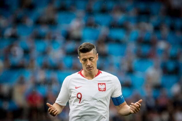 Bilder des Tages - SPORT Russia: Match between Poland and Senegal During the match between Poland and Senegal, valid for the first round of Group H of the 2018 World Cup, held at the Spartak Stadium. Latest score, Senegal got 2 while Poland got 0. MOSCOU VAZIO Russia  ThiagoxBernardesx xPacificxPress