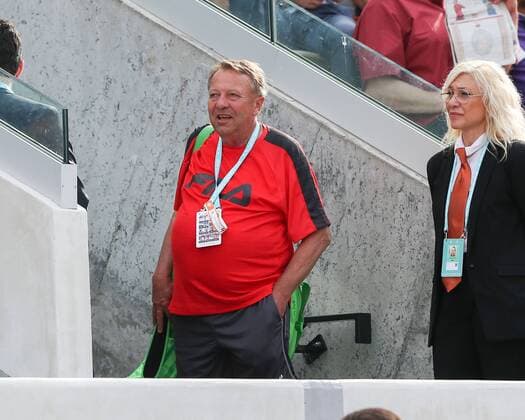 French Open , DTB Vize Praesident Dirk Hordorff steht im Eingang zum Court Suzanne Lenglen, Copyright: xJuergenxHasenkopfx