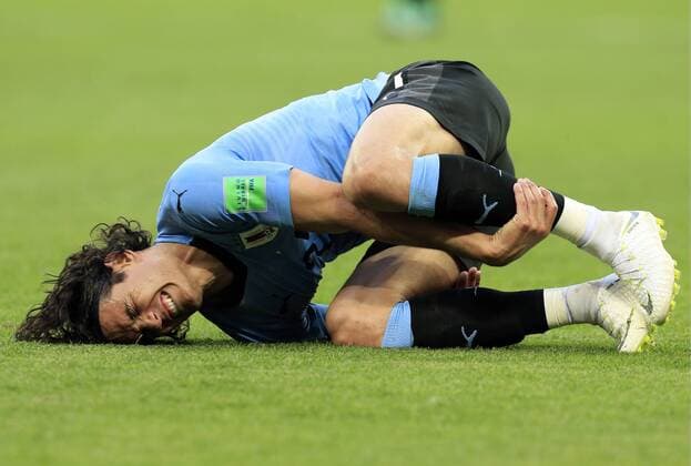 Bilder des Tages - SPORT ROSTOV-ON-DON, RUSSIA - JUNE 20, 2018: Uruguay s Edinson Cavani in the 2018 FIFA World Cup WM Weltmeisterschaft Fussball in Russia, in the 2018 FIFA World Cup First Stage Group A football match against Saudi Arabia at Rostov Arena Stadium. Valery Matytsin TASS  TS085661