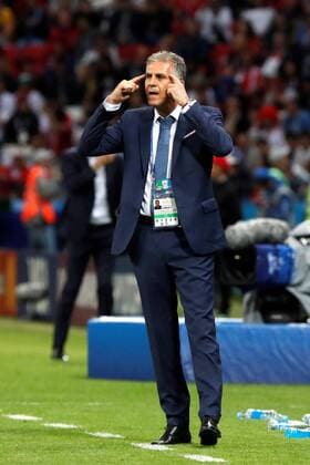 Bilder des Tages - SPORT Iranian national soccer team coach Portuguese Carlos Queiroz during the FIFA World Cup WM Weltmeisterschaft Fussball 2018 Group B soccer match between Iran and Spain, in Kazan, Russia, 20 June 2018. IRAN VS. SPAIN !ACHTUNG: NUR REDAKTIONELLE NUTZUNG!  Copyright: xJavierxEtxezarretax FWC20-52 20180620-636651224444179166