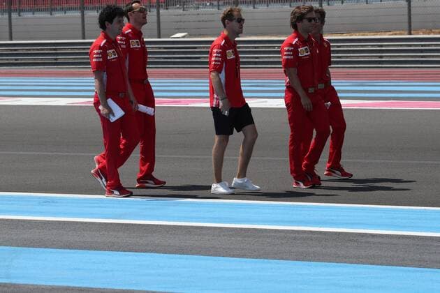 Photo4 LaPresse 21 06 2018 Paul Ricard, France Grand Prix Formula One France 2018 In the pic: Sebastian Vettel (GER) Scuderia Ferrari SF71H  Copyright: xPhoto4 LaPressex