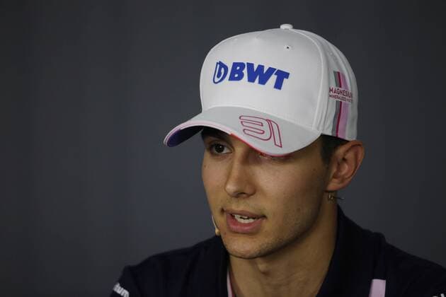 Photo4 LaPresse 21 06 2018 Paul Ricard, France Grand Prix Formula One France 2018 In the pic: Thursday Official Fia press conference PK Pressekonferenz Esteban Ocon (FRA) Sahara Force India F1 VJM11  Copyright: xPhoto4 LaPressex