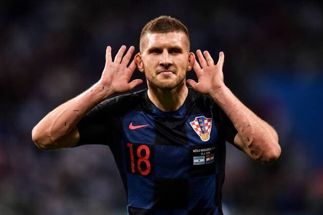 Ante Rebic of Croatia celebrates after scoring a goal against Argentina in their Group D match during the 2018 FIFA World Cup WM Weltmeisterschaft Fussball in Nizhny Novgorod, Russia, 21 June 2018.  20180622_42863