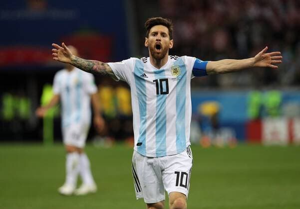 Lionel Messi (ARG), JUNE 21, 2018 - Football Soccer : FIFA World Cup WM Weltmeisterschaft Fussball Russia 2018 Group D match between Argentina 0-3 Croatia at Nizhny Novgorod Stadium in Nizhny Novgorod, Russia. Noxthirdxpartyxsales  (80634914)
