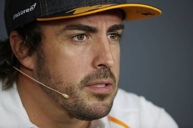 Fia Pressekonferenz mit Fernando Alonso (McLaren Honda), Grosser Preis von Frankreich 2018, Rennen, Motorsport, Formel 1, 21.06.2018, Grosser Preis von Frankreich 2018, Rennen, Motorsport, Formel 1, 21.06.2018 Le Castellet *** Fia Press Conference with Fernando Alonso McLaren Honda Grand Prix of France 2018 Race Motorsport Formula 1 21 06 2018 Grand Prix of France 2018 Race Motorsport Formula 1 21 06 2018 Le Castellet Copyright: xIllman Eibner-Pressefotox EP_eer