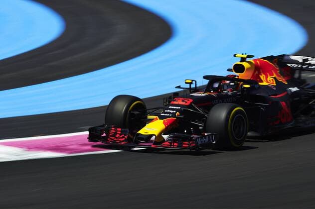 Formel 1, GP Frankreich 22nd June 2018, Circuit Paul Ricard, Le Castellet, France; French Formula One Grand Prix, Friday free practice; Max Verstappen of the Red Bull Racing Team in action during the free practice 1  ActionPlus12039313 PabloxGuillen