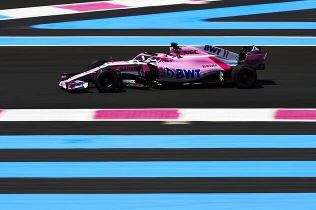 Formel 1, GP Frankreich 22nd June 2018, Circuit Paul Ricard, Le Castellet, France; French Formula One Grand Prix, Friday free practice; Sergio P& xe9;rez of the Force India Team in action during the free practice 1  ActionPlus12039319 PabloxGuillen