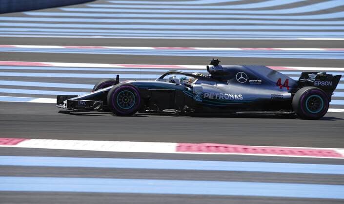 Motorsports: FIA Formula One World Championship WM Weltmeisterschaft 2018, Grand Prix of France, 44 Lewis Hamilton (GBR, Mercedes AMG Petronas Motorsport), Le Castellet France