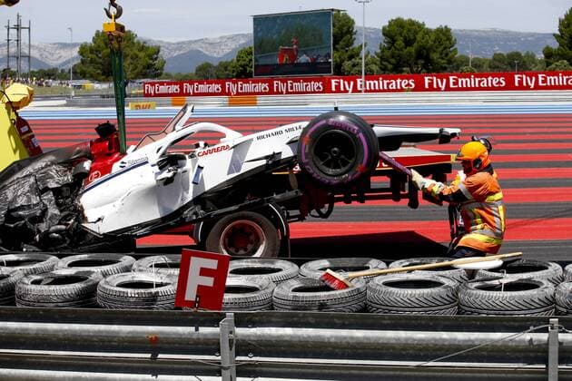 Formel 1, GP Frankreich Motorsports: FIA Formula One World Championship WM Weltmeisterschaft 2018, Grand Prix of France, 9 Marcus Ericsson (SWE, Alfa Romeo Sauber F1 Team), Le Castellet France