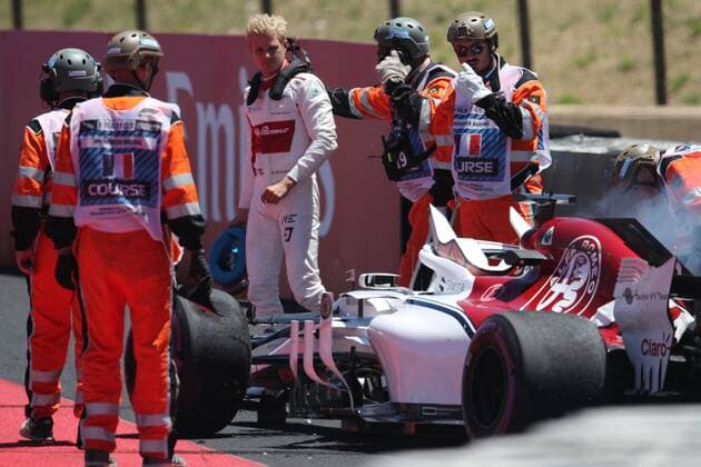Formel 1, GP Frankreich Motorsports: FIA Formula One World Championship WM Weltmeisterschaft 2018, Grand Prix of France, 9 Marcus Ericsson (SWE, Alfa Romeo Sauber F1 Team), (Verwendung nur in Deutschland - GERMANY ONLY) Le Castellet France