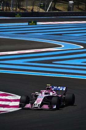 22nd June 2018, Circuit Paul Ricard, Le Castellet, France; French Formula One Grand Prix, Friday free practice; Esteban Ocon of the Force India F1 Team in action during the free practice 1  ActionPlus12039409 PabloxGuillen