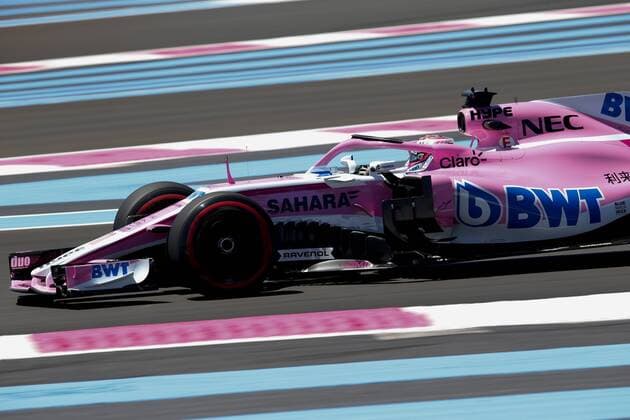 Motorsports: FIA Formula One World Championship WM Weltmeisterschaft 2018, Grand Prix of France, 11 Sergio Perez (MEX, Sahara Force India F1 Team), Le Castellet France