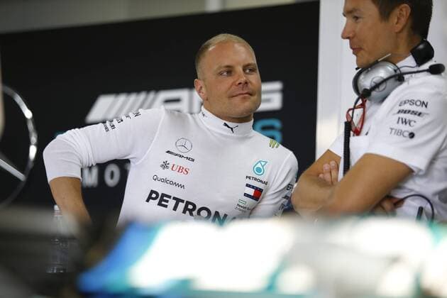 Motorsports: FIA Formula One World Championship WM Weltmeisterschaft 2018, Grand Prix of France, 77 Valtteri Bottas (FIN, Mercedes AMG Petronas Motorsport), Antti Vierula Le Castellet France