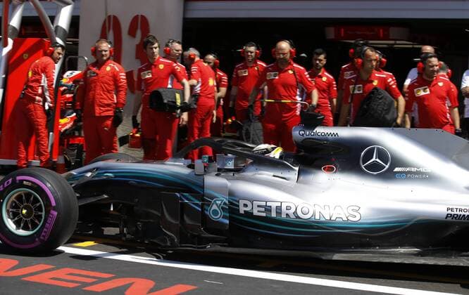 Motorsports: FIA Formula One World Championship WM Weltmeisterschaft 2018, Grand Prix of France, 44 Lewis Hamilton (GBR, Mercedes AMG Petronas Motorsport), Le Castellet France
