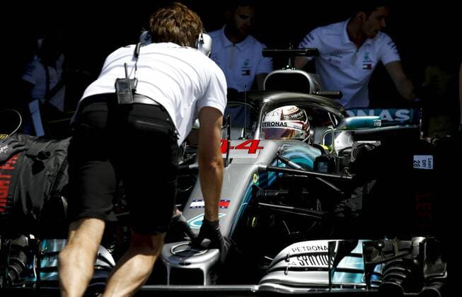 Motorsports: FIA Formula One World Championship WM Weltmeisterschaft 2018, Grand Prix of France, 44 Lewis Hamilton (GBR, Mercedes AMG Petronas Motorsport), Le Castellet France