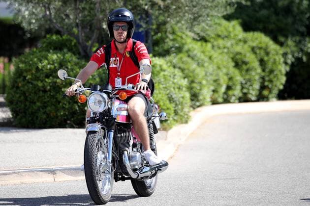 Bilder des Tages - SPORT Motorsports: FIA Formula One World Championship WM Weltmeisterschaft 2018, Grand Prix of France, 5 Sebastian Vettel (GER, Scuderia Ferrari), (Verwendung nur in Deutschland - GERMANY ONLY) *** Motorsports FIA Formula One World Championship 2018 Grand Prix of France 5 Sebastian Vettel GER Scuderia Ferrari used only in Germany GERMANY ONLY 