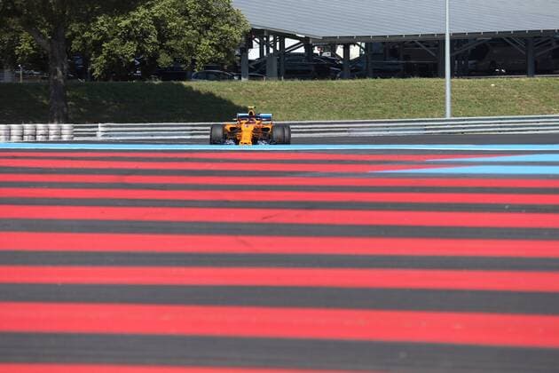 Photo4 LaPresse 22 06 2018 Paul Ricard, France Grand Prix Formula One France 2018 In the pic: Free practice 2, Stoffel Vandoorne (BEL) McLaren MCL33  Copyright: xPhoto4 LaPressex