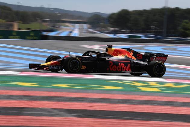22nd June 2018, Circuit Paul Ricard, Le Castellet, France; French Formula One Grand Prix, Friday free practice; Aston Martin Red Bull Racing TAG Heuer, Daniel Ricciardo  ActionPlus12039580 Octane