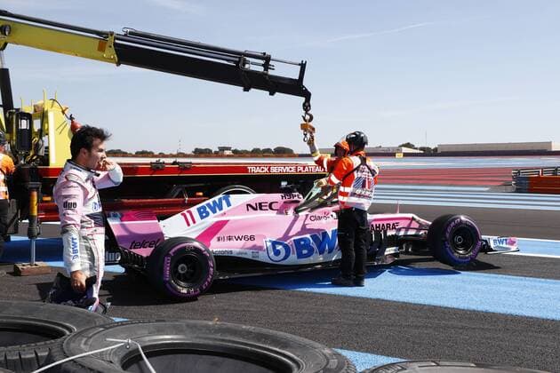 Motorsports: FIA Formula One World Championship WM Weltmeisterschaft 2018, Grand Prix of France, 11 Sergio Perez (MEX, Sahara Force India F1 Team), Le Castellet France