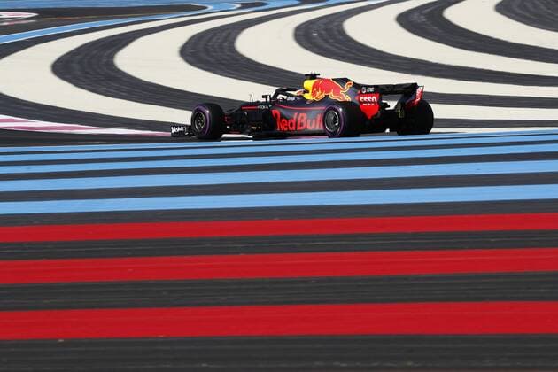Bilder des Tages - SPORT Motorsports: FIA Formula One World Championship WM Weltmeisterschaft 2018, Grand Prix of France, 3 Daniel Ricciardo (AUS, Aston Martin Red Bull Racing), Le Castellet France