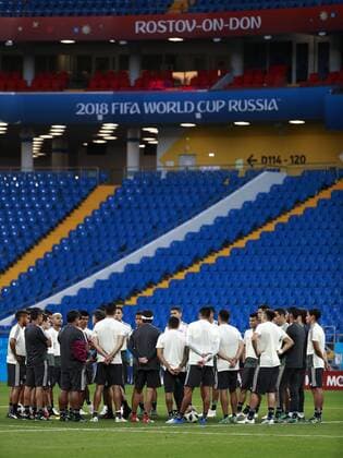 WM 2018, Training Nationalteam Mexiko Mexico s players participate in a training session in Rostov-on-Don, Russia 22 June 2018. South Korea will play Mexico in their FIFA World Cup WM Weltmeisterschaft Fussball 2018 Group F match 23 June 2018. Mexico training !ACHTUNG: NUR REDAKTIONELLE NUTZUNG!  Copyright: xJoséxMéndezx ROS109 20180622-636652998202291367