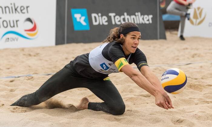 Die Techniker Beach Tour Duesseldorf, 23.06.2018 Kira Walkenhorst (Hamburger SV); Die Techniker Beach Tour Duesseldorf am 23.06.2018, Duesseldorf.