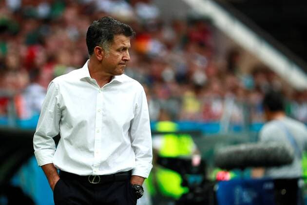 WM 2018, Südkorea - Mexiko Mexican National soccer team coach Colombian Juan Carlos Osorio during the FIFA World Cup WM Weltmeisterschaft Fussball 2018 Group F soccer match between Korea Republic and Mexico, in Rostov-On-Don, Russia, 23 June 2018. KOREA REPUBLIC VS. MEXICO !ACHTUNG: NUR REDAKTIONELLE NUTZUNG!  Copyright: xJosexMendezx FWC28-21 20180623-636653715194130562