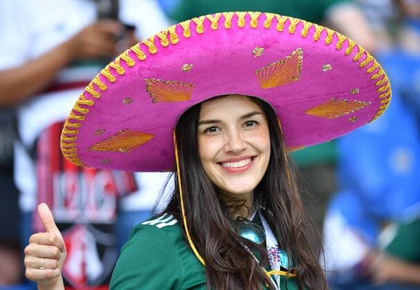 WM 2018, Südkorea - Mexiko (180623) -- ROSTOV-ON-DON, June 23, 2018 -- A fan of Mexico is seen prior to the 2018 FIFA World Cup WM Weltmeisterschaft Fussball Group F match between South Korea and Mexico in Rostov-on-Don, Russia, June 23, 2018. ) (SP)RUSSIA-ROSTOV-ON-DON-2018 WORLD CUP-GROUP F-SOUTH KOREA VS MEXICO LixGa 