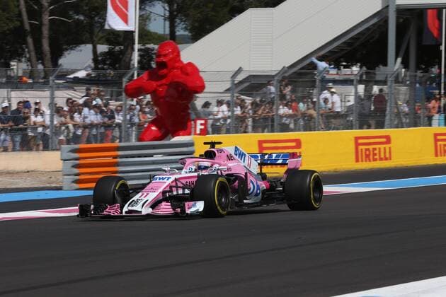 Photo4 LaPresse 24 06 2018 Paul Ricard, France Grand Prix Formula One France 2018 In the pic: race, Sergio Perez (MEX) Sahara Force India F1 VJM11  Copyright: xPhoto4 LaPressex