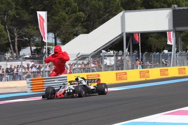 Photo4 LaPresse 24 06 2018 Paul Ricard, France Grand Prix Formula One France 2018 In the pic: race, Kevin Magnussen (DEN) Haas F1 Team VF-18  Copyright: xPhoto4 LaPressex