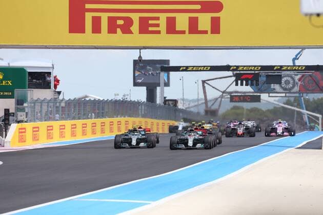 Photo4 LaPresse 24 06 2018 Paul Ricard, France Grand Prix Formula One France 2018 In the pic: start of the race  Copyright: xPhoto4 LaPressex