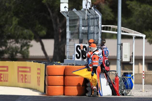 24th June 2018, Circuit Paul Ricard, Le Castellet, France; French Formula One Grand Prix, race day; Safety car period  ActionPlus12040293 Octane