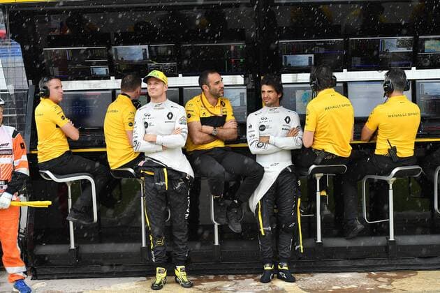 Nico Huelkenberg, Carlos Sainz jun, Renault F1 Team, formula 1 GP, Frankreich Paul Ricard 24.06.2018 Photo:mspb Jerry Andre Nico Huelkenberg, Carlos Sainz jun, formula 1 GP, Frankreich, 2018