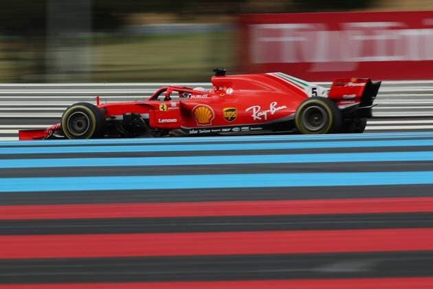 Sebastian Vettel (Scuderia Ferrari) Grosser Preis von Frankreich 2018, Rennen, Motorsport, Formel 1, 24.06.2018 Le Castellet Copyright: xEibner-Pressefoto Illmannx EP_eer